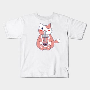 pink cat Kids T-Shirt